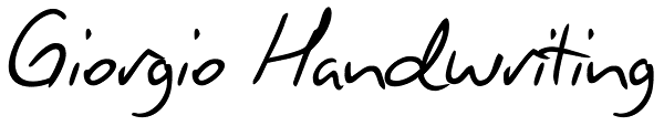 Giorgio Handwriting Font