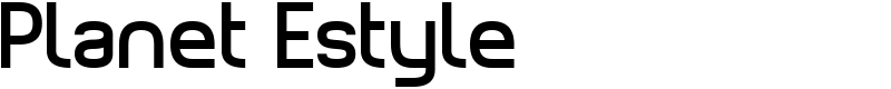 Planet Estyle Font