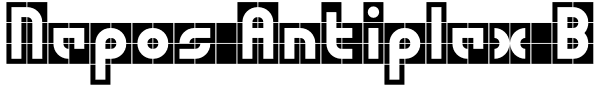 Nepos Antiplex B Font