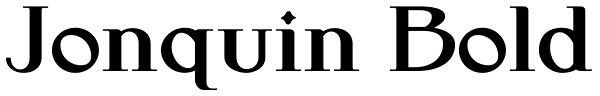 Jonquin Bold Font