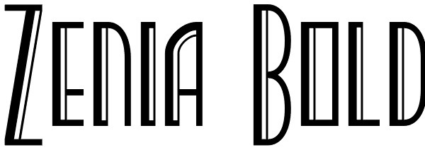 Zenia Bold Font