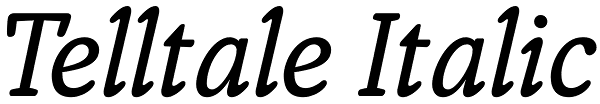 Telltale Italic Font