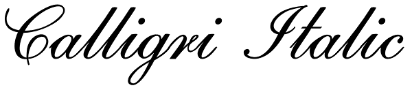 Calligri Italic Font