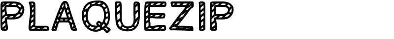 PLAQUEZIP Font