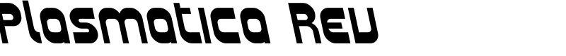 Plasmatica Rev Font