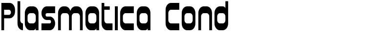 Plasmatica Cond Font