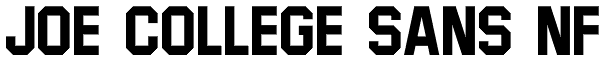 Joe College Sans NF Font