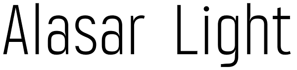 Alasar Light Font