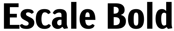 Escale Bold Font