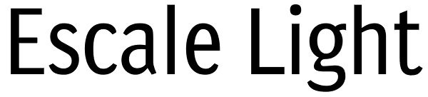 Escale Light Font