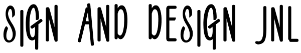 Sign And Design JNL Font