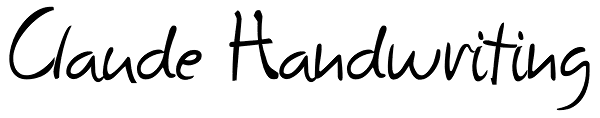 Claude Handwriting Font