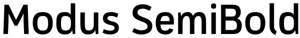 Modus SemiBold Font