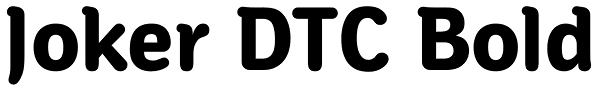 Joker DTC Bold Font