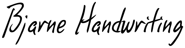 Bjarne Handwriting Font