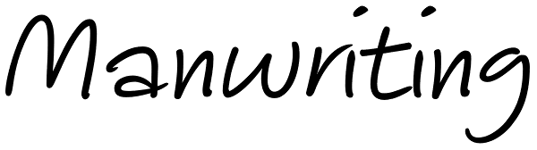 Manwriting Font