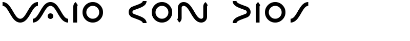 VAIO CON DIOS Font