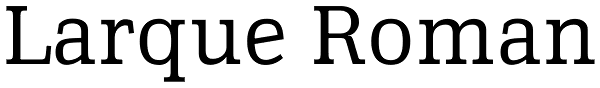 Larque Roman Font