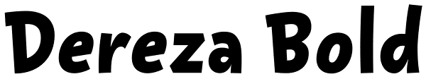 Dereza Bold Font