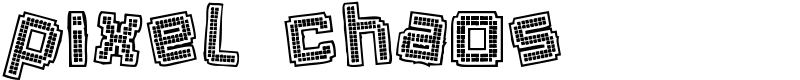 Pixel Chaos Font