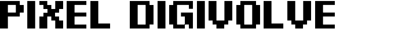 Pixel Digivolve Font