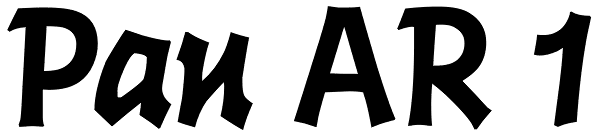 Pan AR 1 Font