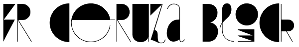 FR Ceruza Block Font