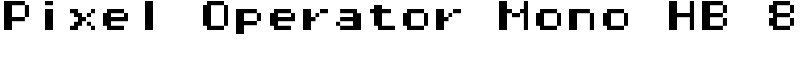 Pixel Operator Mono HB 8 Font