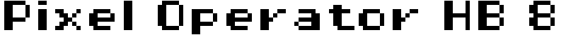 Pixel Operator HB 8 Font