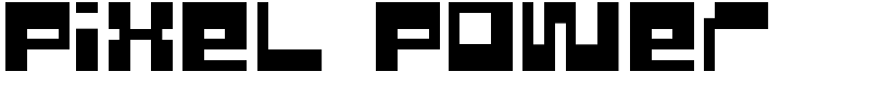 Pixel Power Font