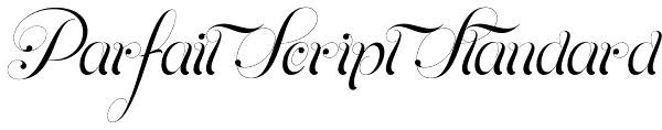 Parfait Script Standard Font