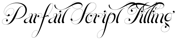 Parfait Script Titling Font