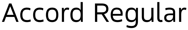 Accord Regular Font