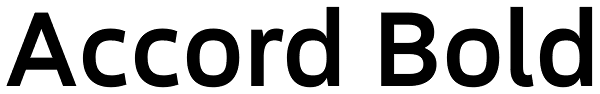 Accord Bold Font