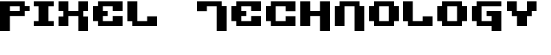 Pixel Technology Font