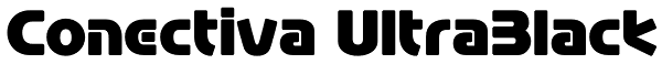 Conectiva UltraBlack Font