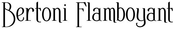 Bertoni Flamboyant Font