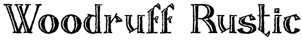 Woodruff Rustic Font