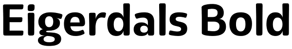 Eigerdals Bold Font