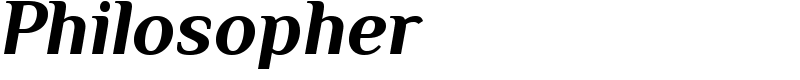 Philosopher Font