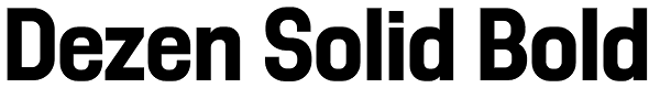 Dezen Solid Bold Font