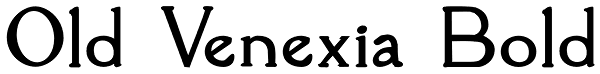 Old Venexia Bold Font