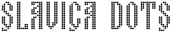 Slavica Dots Font