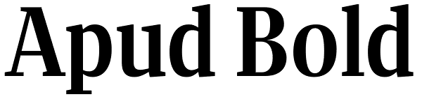 Apud Bold Font