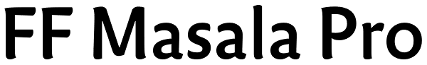 FF Masala Pro Font