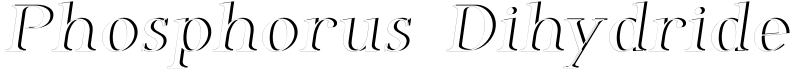 Phosphorus Dihydride Font