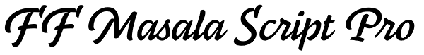 FF Masala Script Pro Font