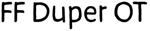 FF Duper OT Font