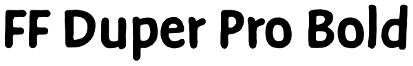 FF Duper Pro Bold Font