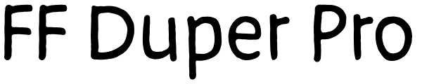 FF Duper Pro Font